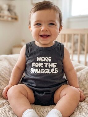 🌸Cat & Jack “Here for the Snuggles” Bubble Romper